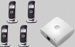 Dect tilbud Base og 4 håndsæt klar til brug Dect tilbud Base og 4 håndsæt klar til brug